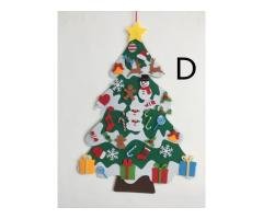 DIY Felt Christmas Tree With Three Dimensional Christmas Tree