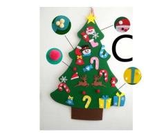 DIY Felt Christmas Tree With Three Dimensional Christmas Tree - 2