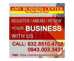 Business Registration, Retirement, Amend, Change or Transfer of Ownership