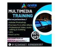 Multimedia training with 100% movie opportunity