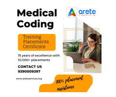 Medical coding with placements and certification