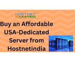 Buy an Affordable USA-Dedicated Server from Hostnetindia