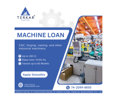 Machine Loan for Industrial machines