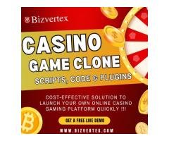 Ready to Roll Get Your Customizable Casino Game Clone Script Now