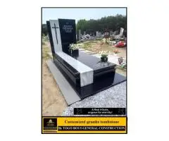 Customized Granite Tombstone - 2