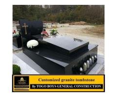 Customized Granite Tombstone - 4