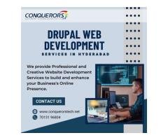 Drupal Web Development services in Hyderabad Conquerors Tech