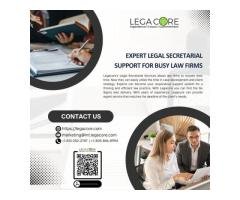 Empower your legal work with Legal Secretarial Services Legacore Solutions