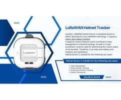 LoRaWAN Helmet Safety Tracker - Construction Site Lonely Worker Tracking - 3