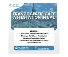 France documents attestation services in abu dhabi, dubai and UAE