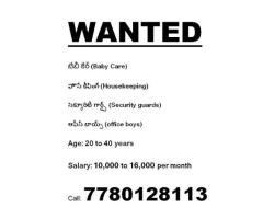 urgent job requirement