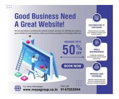 Maya Group Website Design, Content Writing, SEO Digital Marketing - 4
