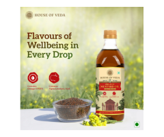 House Of Veda - Organic Mustard Oil 1L veg - 2