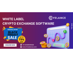 Get Your White Label Crypto Exchange Software up to 73% offer at Black Friday Special Sale