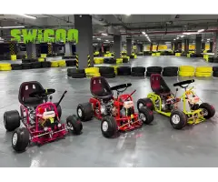 SWICOO Light Weight 125cc Drift Kart Go Kart 8 5HP Kart with Auto Clutch - 3
