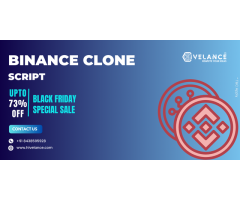 Get Binance Clone script up to 73% offer at Hivelance Black Friday Sale