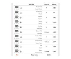 Sure odds for betting - 3