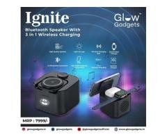 Ignite 3 in 1 Wireless Charger Bluetooth Speaker - 4