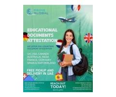 Educational Certificate Attestation in UAE for Work Study