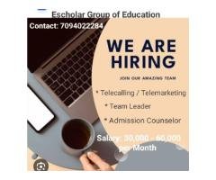 Telecalling/ Telesales/ Admission Counselor