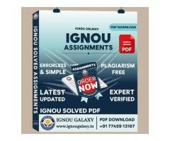 IGNOU Assignment Question Paper