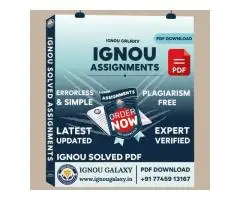 IGNOU Assignment Question Paper