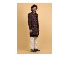 Embrace Contemporary Royalty in This Front-Open Indo-Western