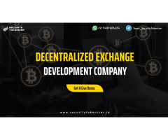 Security Tokenizers Your Trusted Partner for Custom Decentralized Exchange Development