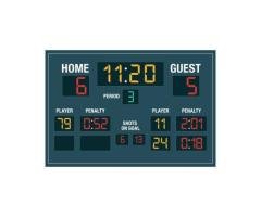 Hockey Scoreboards Proudly Made in Australia Since Blue Vane Scoreboards