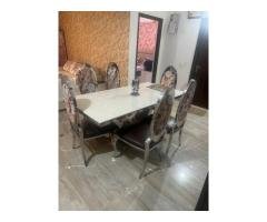 Elegant Marble-Top Luxury Dining Set First-Class Condition, Stylish & Durable Mohali, Punjab - 3