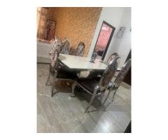 Elegant Marble-Top Luxury Dining Set First-Class Condition, Stylish & Durable Mohali, Punjab - 4