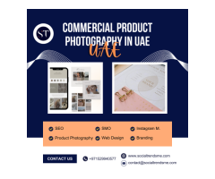 Commercial product photography in UAE