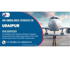 Air Ambulance Services Providers Udaipur