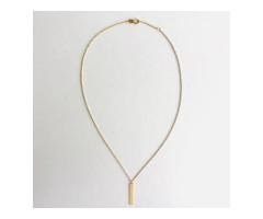 Your New Favorite Gold Bar Pendant Necklace is Here