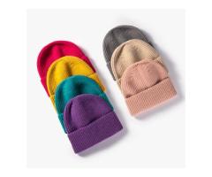 3pcs Unisex Neon Beanies Bright Winter Hats Knit Cap - 3