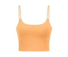 Women Seamless Sports Bra Solid Color Sleeveless Girls Yoga Workout