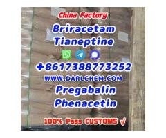 Pregabalin Brivaracetam Tianeptine raw crystal powder  -8 Best Price