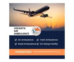 Vedanta Air Ambulance in Kochi with Full Necessary Medical Aid