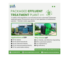 Wastewater treatment company in Tamilnadu