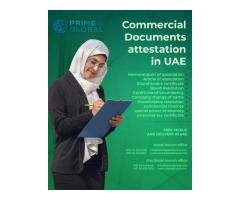 Commercial documents attestation services in abu dhabi, dubai and UAE