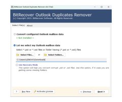 BitRecover Outlook Duplicate Remover - 2