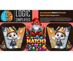 Custom Match 3 Puzzle Game Development with Stunning Visuals and Addictive Gameplay