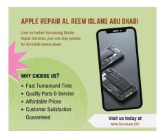 Apple & iPhone Repair Al Reem Island, Abu Dhabi - Expert Tech Services