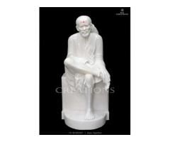Order Big Size Sai Baba Marble Murti at Raj Creations - 2