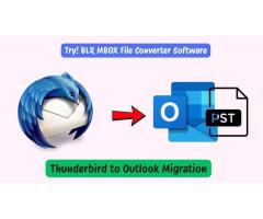 Convert Thunderbird to PST by BLR MBOX Converter