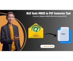 BLR MBOX Converter Tool Export MBOX Files to PST