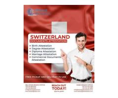 Switzerland documents attestation services in the UAE