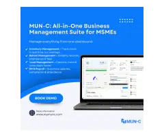 Simplify Operations with MUN-C Business Management Suite