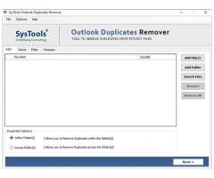 SysTools Outlook Duplicate Remover Tool - 2