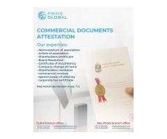 Complete UAE Attestation for Commercial Certificates and Invoices
